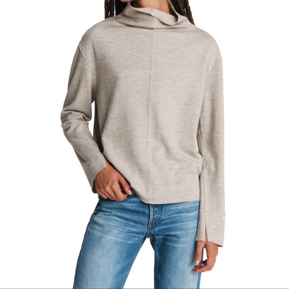 NWOT Rag & Bone Yan Wool Relaxed Fit Top in Oatmeal, Size M